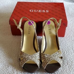 Guess Melisa Signature Wedge - Brand New